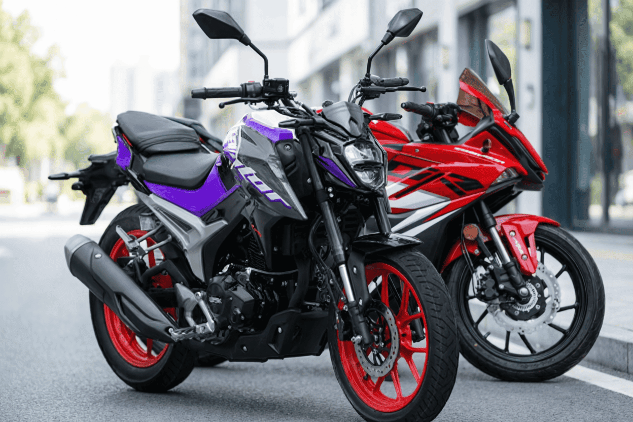 Мотоциклы GPX: честное сравнение Demon GR250R и Raptor RZ200